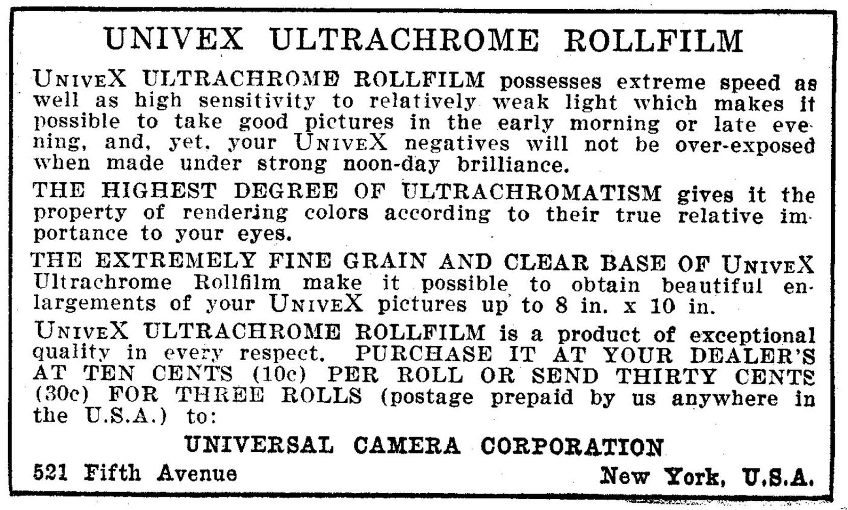 Univex-Ultrachrome